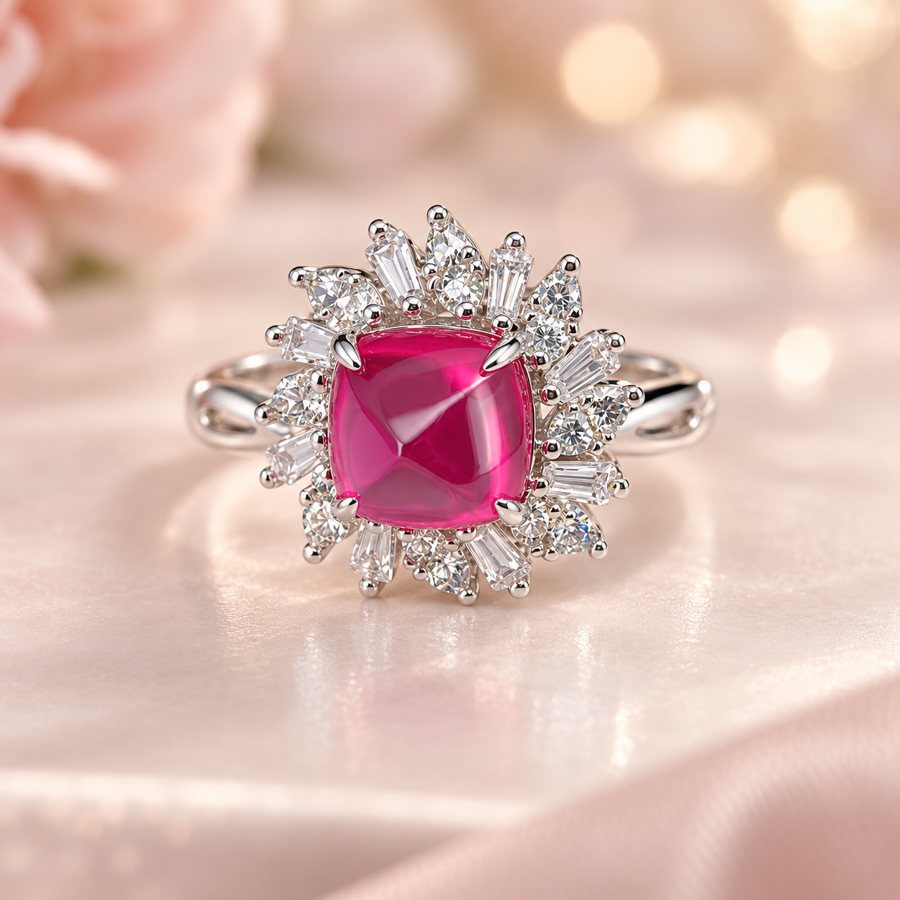 Halo ring, studio photograph