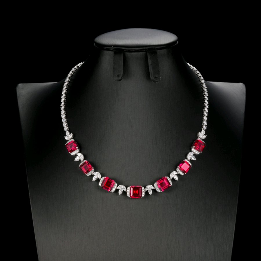 Ruby Red Necklace